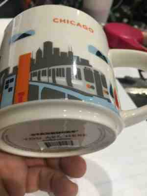 Starbucks Chicago 2015  YAH Mug You Are Here 14 oz Cup Coffee Collector  - Sold on eBay Feb, 22nd 2019 for $7.00