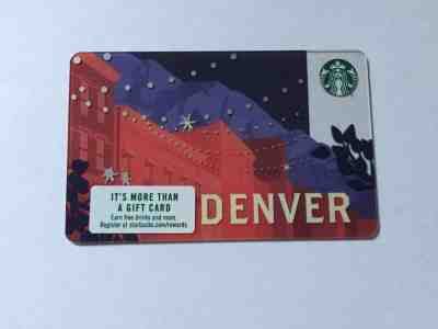Starbucks New 2018 Denver Card 6156 - Sold on eBay Feb, 23rd 2019 for $5.50