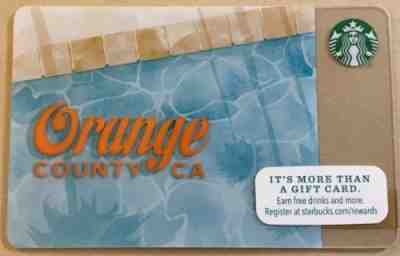 Starbucks Card Orange County City Series 2014 New - Sold on eBay Feb, 23rd 2019 for $1.50