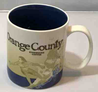 2011 Starbucks Coffee Global Icon Orange County Surfing Collectors Mug Cup - Sold on eBay Feb, 23rd 2019 for $12.50