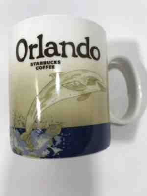 Starbucks 2010 Coffee Mug Orlando Dolphin City Collector Series 16 oz - Sold on eBay Feb, 23rd 2019 for $19.99