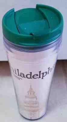 2004 STARBUCKS PHILADELPHIA 12OZ ACRYLIC COLLECTORS COFFEE ICON TRAVELER TUMBLER - Sold on eBay Feb, 15th 2019 for $8.98