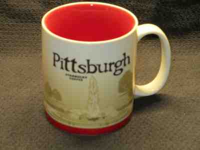 2009 STARBUCKS Pittsburgh GLOBAL ICON SERIES MUG 16oz. new with SKU attached