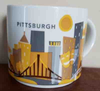 Starbucks Pittsburgh You Are Here Collection Coffee Mug 2013 14 Fl Oz EUC  - Sold on eBay Feb, 23rd 2019 for $25.00