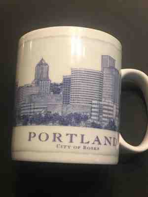 Starbucks Mug Portland Architecture Series Coffee Cup City of Roses 2007 Oregon - Sold on eBay Jan, 3rd 2019 for $10.00