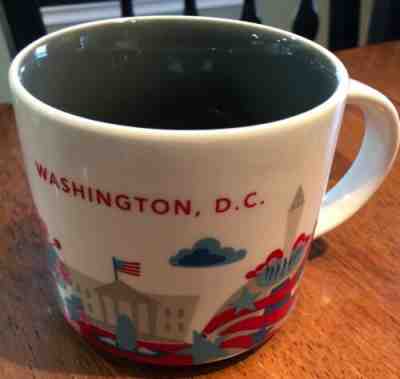 Starbucks Washington DC You Are Here YAH 2014 Collector Series 14 oz Coffee Mug  - Sold on eBay Feb, 23rd 2019 for $12.00