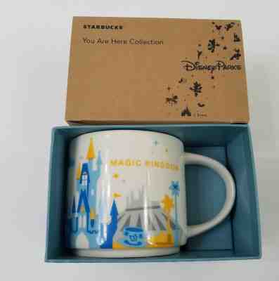 Disney Starbucks Magic Kingdom You Are Here YAH 14 oz Coffee Mug Retired - Sold on eBay Dec, 8th 2018 for $34.95