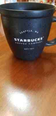 Starbucks Est. 1971 Seattle, WA. Coffee Speckled Black Mug Cup 16oz. 2016 - Sold on eBay Feb, 23rd 2019 for $10.00