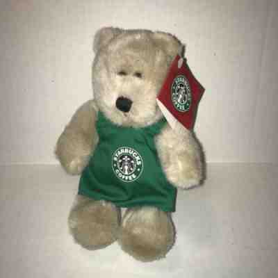 STARBUCKS 2001 Bearista Bear Plush Pike Place 10" - Sold on eBay Feb, 24th 2019 for $9.95