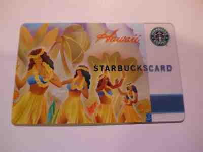 2004 Starbucks Card Hawaii Hula - RARE -  - Sold on eBay Feb, 2nd 2019 for $14.99