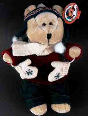 Starbucks Bearista Bear Plush 42nd Edition 2005 Winter Snow Boy Bear w/ Mittens - Sold on eBay Feb, 23rd 2019 for $9.99