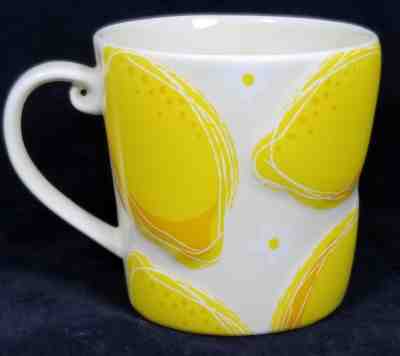 Starbucks Coffee 2006 3D Lemon Fruit & Daisy Mug Scroll Handle Raised Relief Cup - Sold on eBay Feb, 23rd 2019 for $26.49
