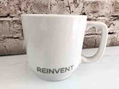 2009 STARBUCKS "REINVENT" Mug Cup White 18 oz. Toki, Japan Collectible - Sold on eBay Feb, 23rd 2019 for $12.48