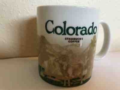 Starbucks 2011 Icons Colorado Mug Green/Tan 16oz -EUC - Sold on eBay Feb, 23rd 2019 for $19.95