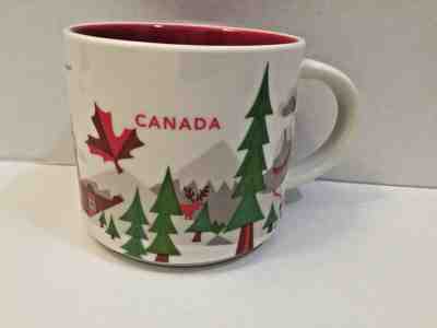 Starbucks Coffee 2013 CANADA Cup Mug You Are Here Series  14fl oz Grey Hat - Sold on eBay Feb, 24th 2019 for $39.00