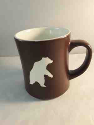 Starbucks Yukon Polar Bear Coffee Mug Matte Brown 2010 Large Fine Bone China - Sold on eBay Feb, 23rd 2019 for $29.99