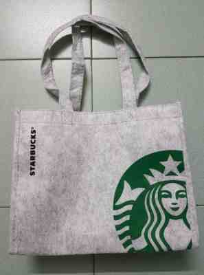 Starbucks Coffee Tote Bag Malaysia VERY RARE 20th Anniversary Wide Body Grey - Sold on eBay Feb, 22nd 2019 for $3.99
