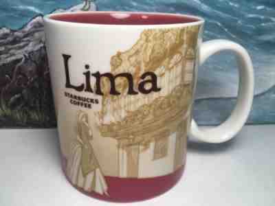Starbucks LIMA Coffee Mug LIMA PERU Global Icon Series Mug 16 oz size EUC - Sold on eBay Feb, 23rd 2019 for $16.00