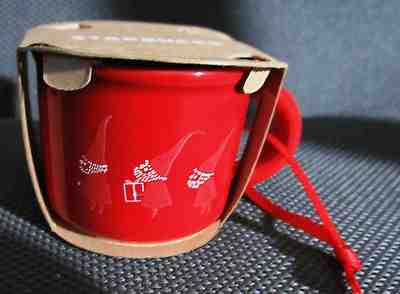 2018 Starbucks Cofee Christmas Holiday Santa  ornament red  mug Philippines new - Sold on eBay Feb, 23rd 2019 for $10.99