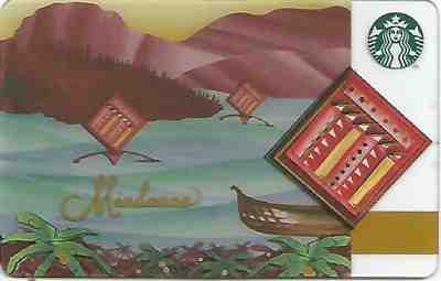 PHILIPPINES  Starbucks card  NEW " Mindanao  Island " 2018  - Sold on eBay Feb, 23rd 2019 for $7.45