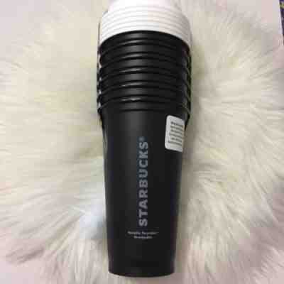 Starbucks Reusable Plastic Cups 6pc Black 16 Oz Grande Recyclable Gift Set NEW - Sold on eBay Feb, 23rd 2019 for $19.99