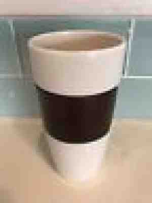 Starbucks White Ceramic Mug With Wooden Sleeve 14oz 2009 Excellent * - Sold on eBay Mar, 3rd 2019 for $14.78