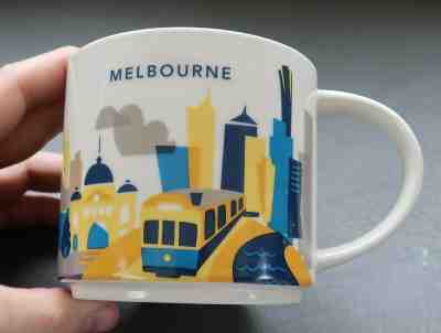 New Starbucks Melbourne Australia You Are Here Collection Coffee Mug Cup - Sold on eBay Feb, 26th 2019 for $20.00