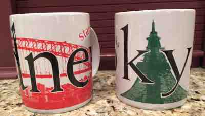 Starbucks Coffee Cup CITY MUG Series Set 2 TOKYO Japan Sydney Red Green  - Sold on eBay Mar, 2nd 2019 for $25.95