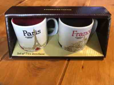 Starbucks Paris France Demi Espresso Cups Two Demitasse 3oz NEW Same Day Ship - Sold on eBay Mar, 1st 2019 for $22.09