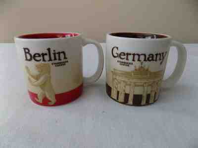 Set Of Two Berlin And Germany Starbucks Coffee 3 Fl Ozs. City Mugs - Sold on eBay Mar, 2nd 2019 for $24.95