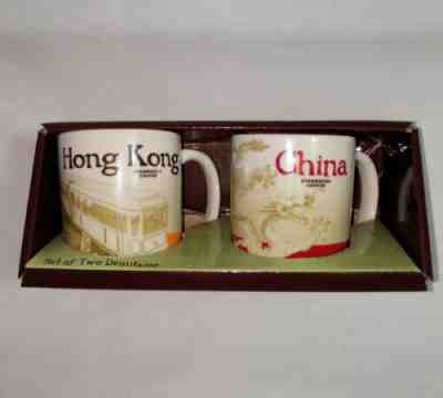 Starbucks Hong Kong & China City Mug Demitasse Cup Set 2011 New in Box - Sold on eBay Mar, 2nd 2019 for $13.99