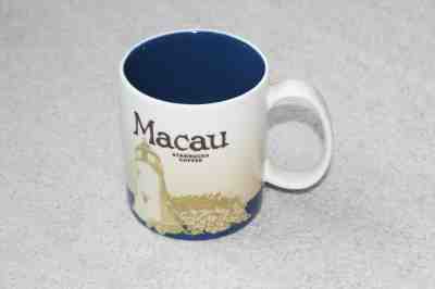 2012 Starbucks Coffee 16 floz Ceramic Mug Global Icon Collectors Series Macau - Sold on eBay Feb, 26th 2019 for $19.99