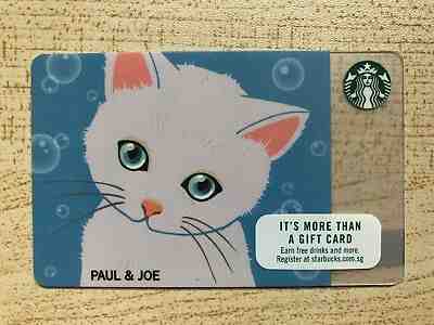 Starbucks Singapore 2018 Paul & Joe Card - Sold on eBay Mar, 1st 2019 for $9.99