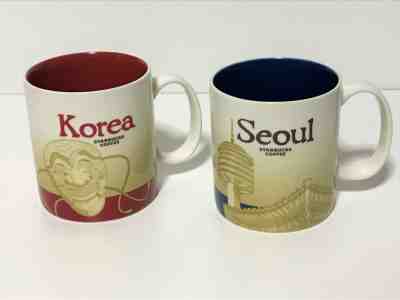 starbucks korea seoul mug 16oz 473ml unused new ones - Sold on eBay Mar, 2nd 2019 for $169.00
