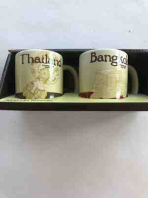 Starbucks Bangkok & Thailand Global Icon Demitasse Mugs - Sold on eBay Mar, 1st 2019 for $15.50