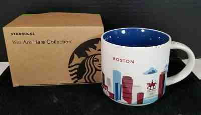 Starbucks BOSTON You Are Here Mug 16 oz  BRAND NEW with TAGS  - Sold on eBay Mar, 2nd 2019 for $31.99
