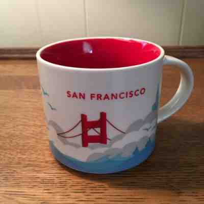 STARBUCKS San Francisco "You Are Here Collection 2012" 14 oz Coffee Mug Cup - Sold on eBay Mar, 2nd 2019 for $8.50