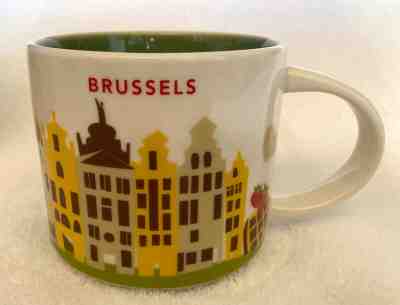 STARBUCKS Brussels "You Are Here" Icon Mug New in Box 14 Oz Belgium  - Sold on eBay Feb, 25th 2019 for $30.00