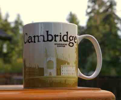 Starbucks Coffee Company 2015 Cambridge Bike Bicycle Mug Kings College Chapel UK - Sold on eBay Mar, 2nd 2019 for $60.00