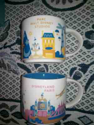 France Starbucks Disneyland Paris set of 2 Mugs - Star Wars 16fl oz/473ml - Sold on eBay Mar, 1st 2019 for $90.00