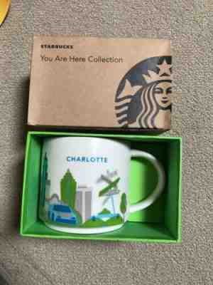 Starbucks Charlotte You Are Here Mug - NEW IN BOX 14 oz Ceramic 2013 - Sold on eBay Feb, 26th 2019 for $13.00