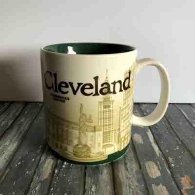 Starbucks You are here Coffee Mug Cleveland 2008 Skyline series - Sold on eBay Feb, 27th 2019 for $90.00
