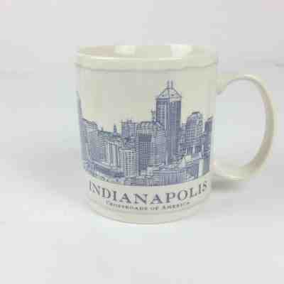 2008 Starbucks Indianapolis Architecture Collector Series City Coffee Cup Mug - Sold on eBay Mar, 2nd 2019 for $20.00