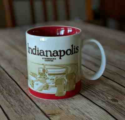 INDIANAPOLIS USA Starbucks Mug, Red - Global Icon City Collector Series SKU - Sold on eBay Mar, 1st 2019 for $9.00