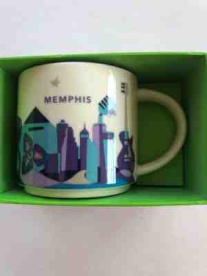 Starbucks Coffee YAH Mug 2014 MEMPHIS You Are Here Cup 14 oz NWT & box - Sold on eBay Mar, 1st 2019 for $20.50