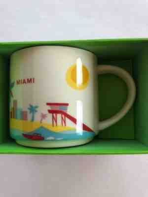 STARBUCKS 2013 YAH COFFEE MUG ORNAMENT FROM MIAMI 2 FL OZ NEW IN BOX - Sold on eBay Mar, 1st 2019 for $2.70