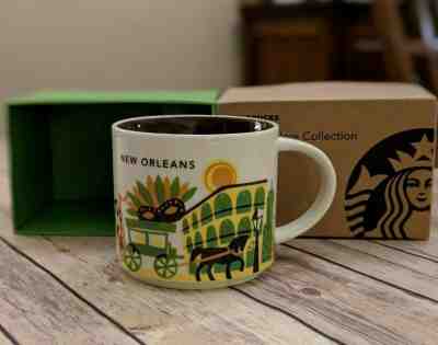 NEW ORLEANS LOUISIANA Starbucks Mug, Brown - You Are Here YAH Collection BOXED - Sold on eBay Mar, 2nd 2019 for $21.00