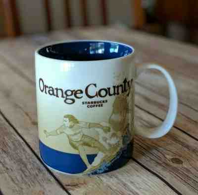 ORANGE COUNTY CA USA Starbucks Mug, Blue - Global Icon City Collector Series - Sold on eBay Mar, 1st 2019 for $11.50