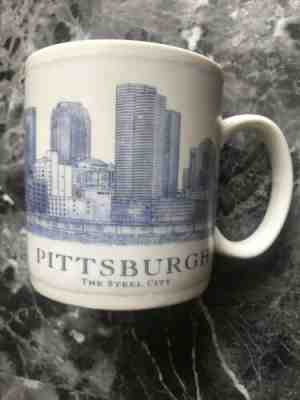 Vtg 2006 STARBUCKS PITTSBURGH Architectural Series Graphic Coffee/Tea Mug 18oz - Sold on eBay Mar, 2nd 2019 for $24.48