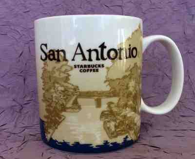 STARBUCKS COFFEE MUG - SAN ANTONIO  2011 GLOBAL ICON SERIES  EXCELLENT - Sold on eBay Mar, 2nd 2019 for $19.95